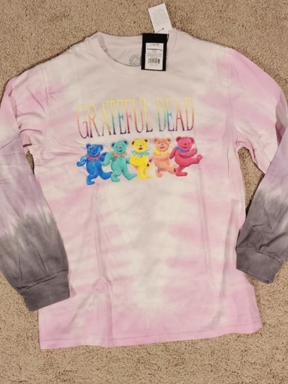 NEW art class™ Girls' Long Sleeve Grateful Dead Dancing Bears Graphic T-Shirt